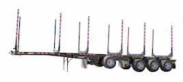 4 Axle - Tridem Straightframe w/ Liftable Steer Axle