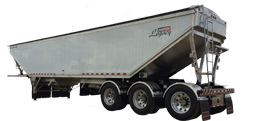 Legacy Aluminum Open End Tridem Dual Hopper